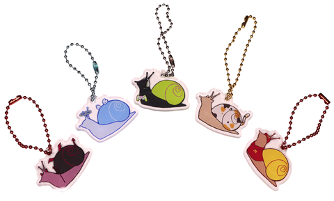 Snail Time Keychains