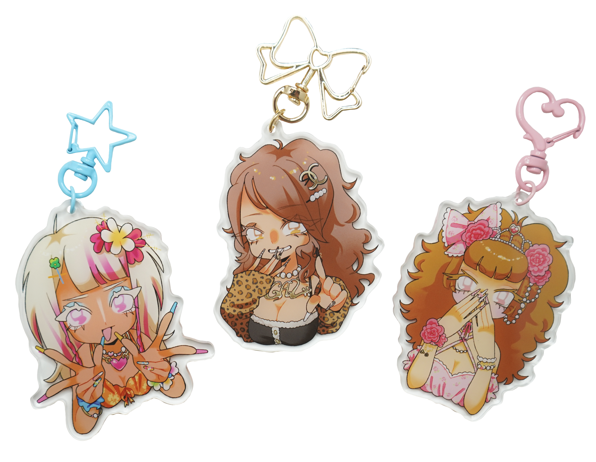 Gyaru Keychains