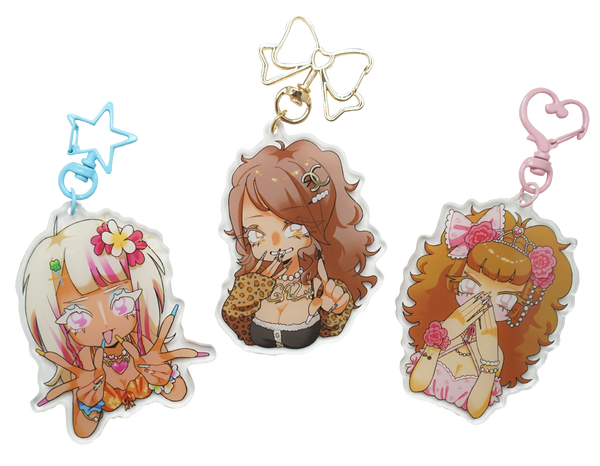 Gyaru Keychains