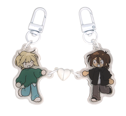 Kouta & Rui Heart Keychain